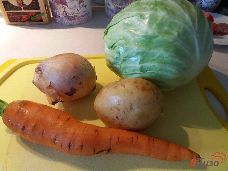 Фото приготовление рецепта: Щи из свежих молодых овощей шаг №1
