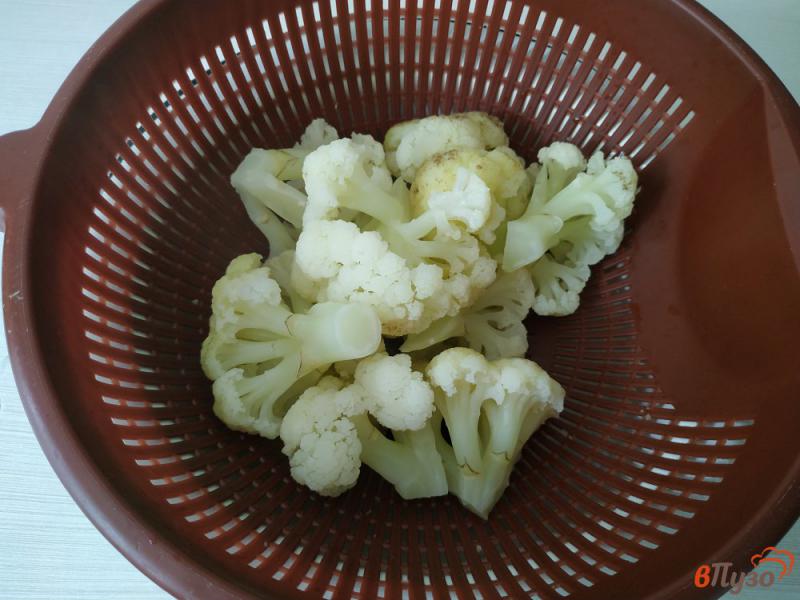Фото приготовление рецепта: Котлеты из цветной капусты и грибами шаг №3