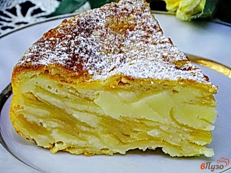 Фото приготовление рецепта: Пирог из яблок по-французски шаг №8