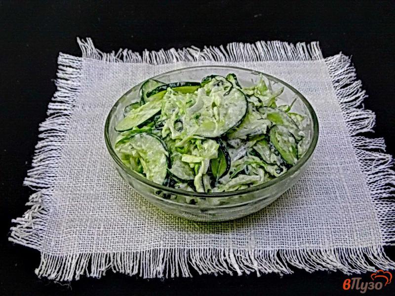 Фото приготовление рецепта: Салатная заправка вместо майонеза и салат с ней шаг №6