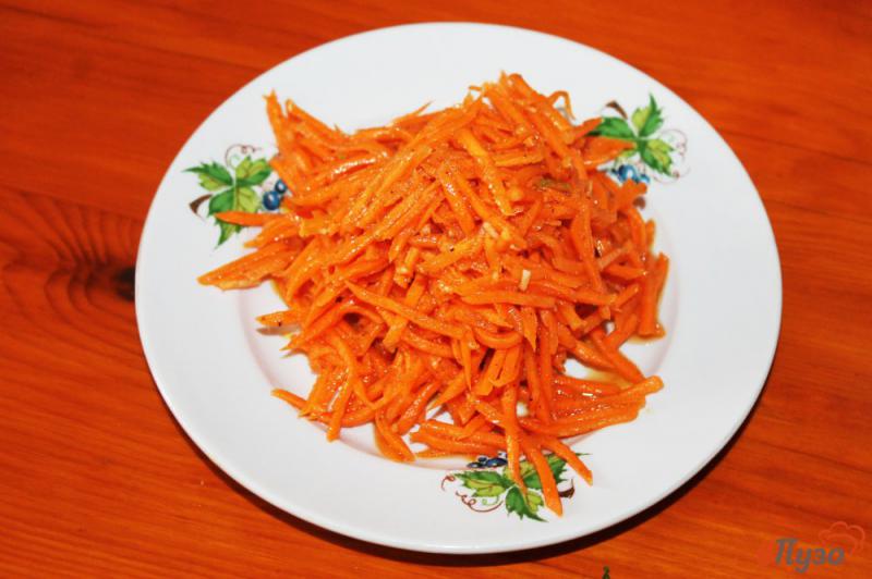 Фото приготовление рецепта: Морковь по - корейски с приправой шаг №6