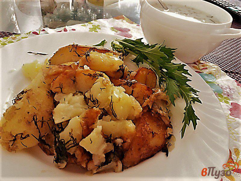 Фото приготовление рецепта: Запеченный молодой картофель в мультиварке шаг №6