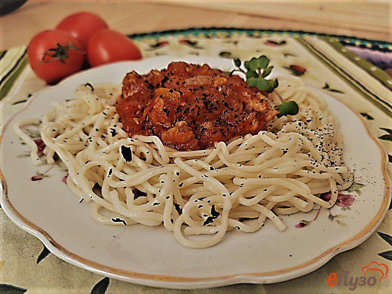 Фото приготовление рецепта: Мясной соус к спагетти А ля Болоньезе шаг №10