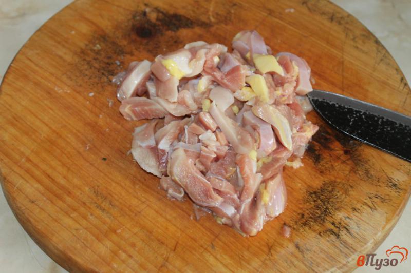 Фото приготовление рецепта: Рис с курицей и помидорами в мультиварке шаг №2