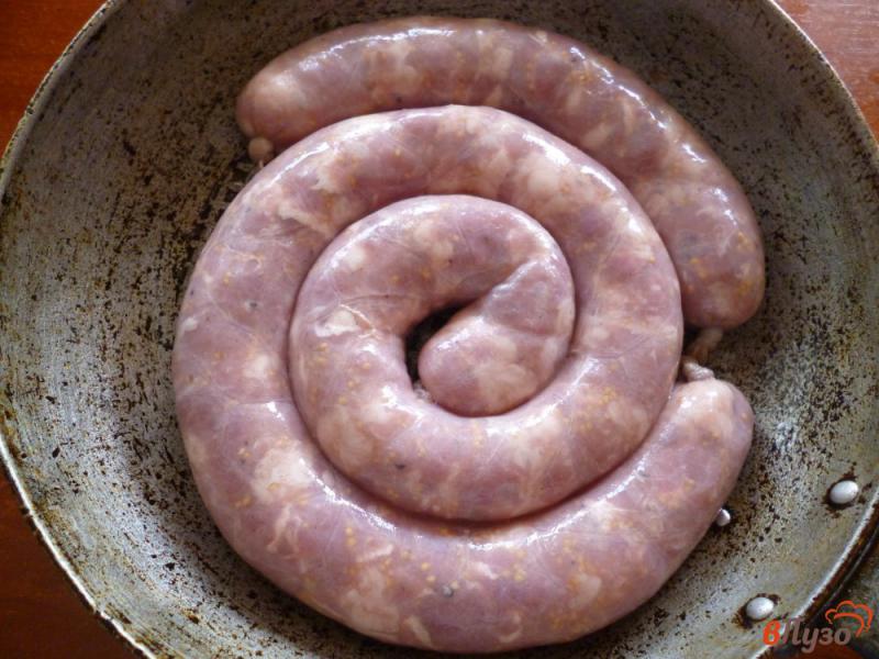 Фото приготовление рецепта: Домашняя колбаса из свинины шаг №7