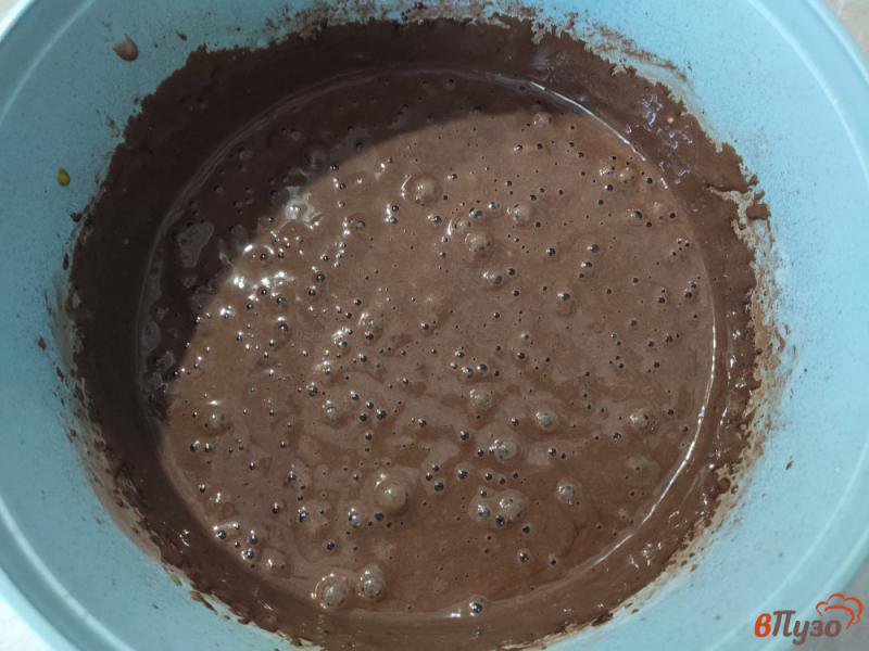 Фото приготовление рецепта: Шоколадный торт из блинчиков шаг №4