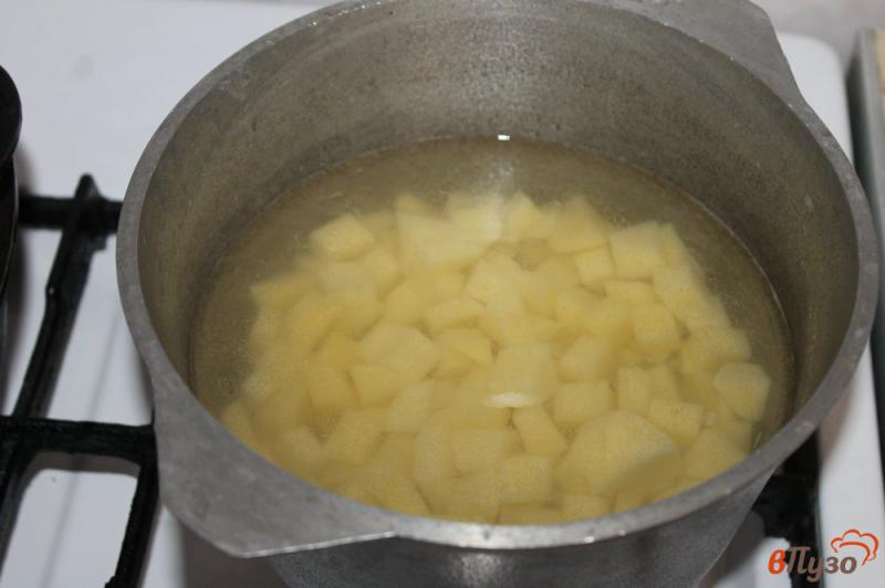 Фото приготовление рецепта: Суп с фрикадельками и сливками шаг №1