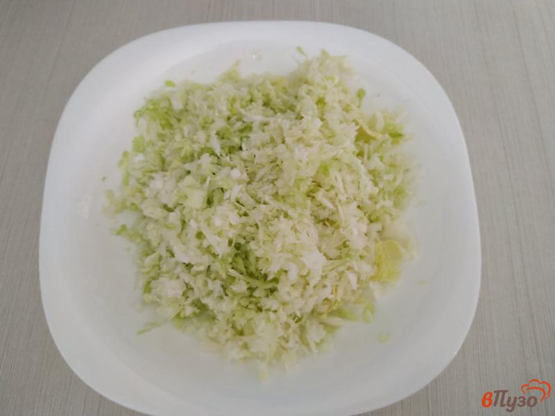 Фото приготовление рецепта: Постные капустные оладьи шаг №1