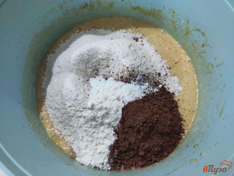Фото приготовление рецепта: Шоколадное печенье шаг №3