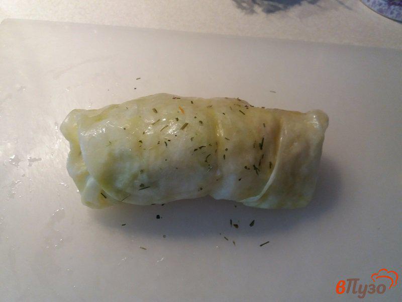 Фото приготовление рецепта: Голубцы из молодой капусты с куриным фаршем шаг №5