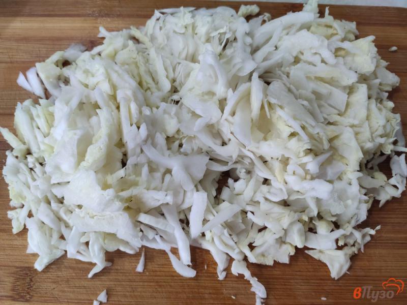 Фото приготовление рецепта: Овощное рагу с шампиньонами шаг №3