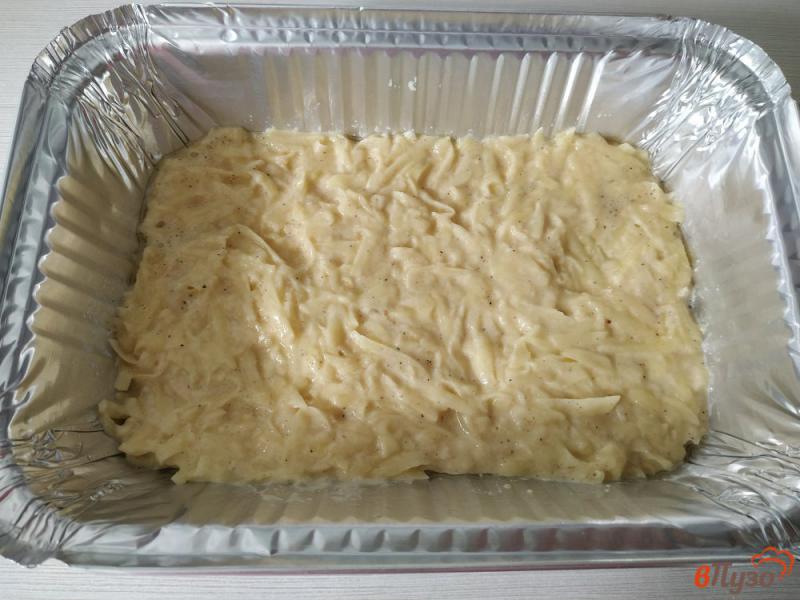 Фото приготовление рецепта: Картофельная запеканка с кровяной колбасой шаг №6