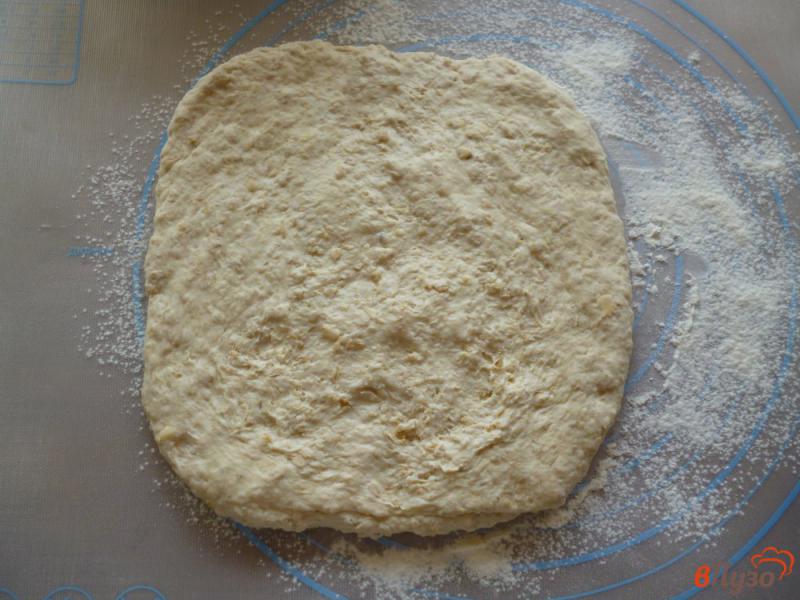 Фото приготовление рецепта: Хлеб с овсяными хлопьями шаг №6