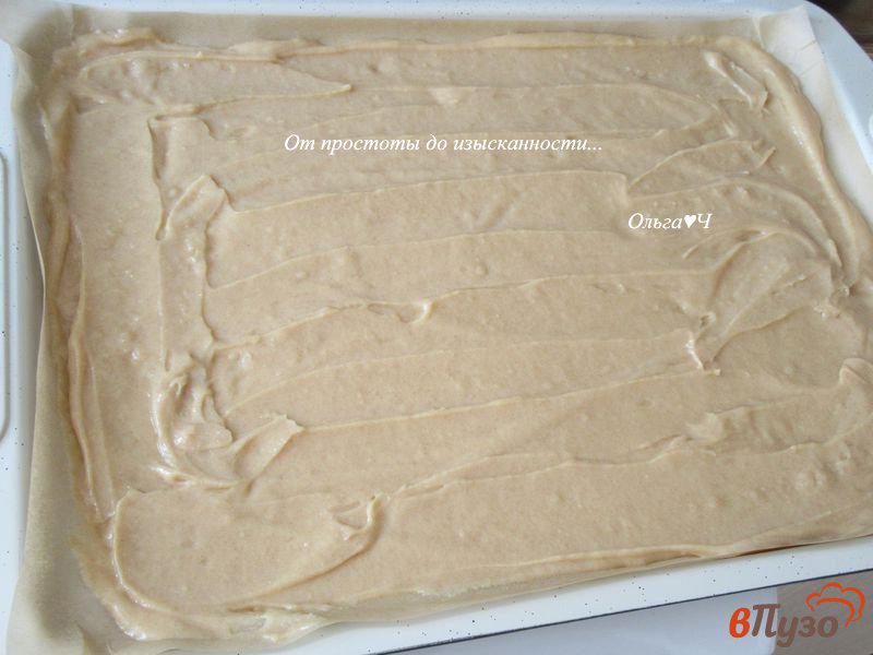 Фото приготовление рецепта: Цельнозерновой торт-эклер с мусковадо шаг №9