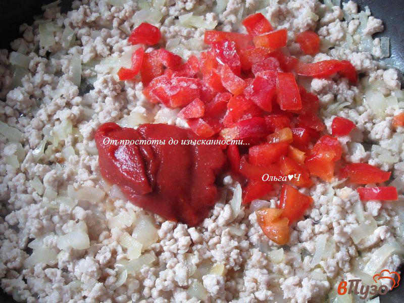 Фото приготовление рецепта: Цветная капуста с фаршем по-турецки шаг №3