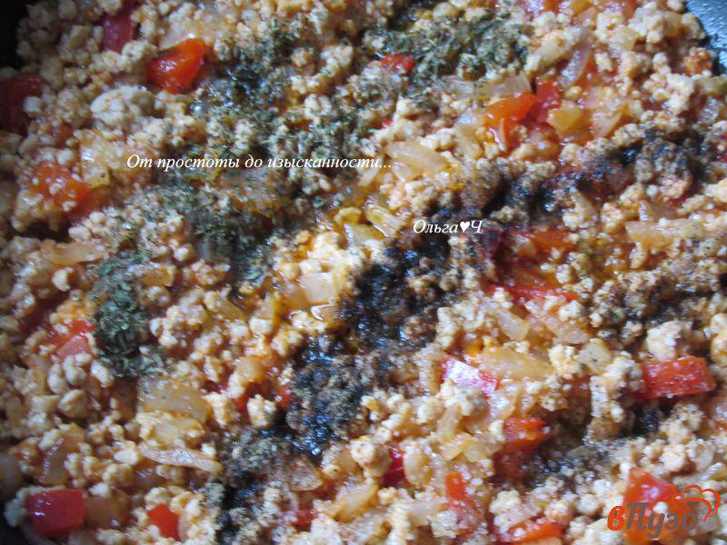 Фото приготовление рецепта: Цветная капуста с фаршем по-турецки шаг №4