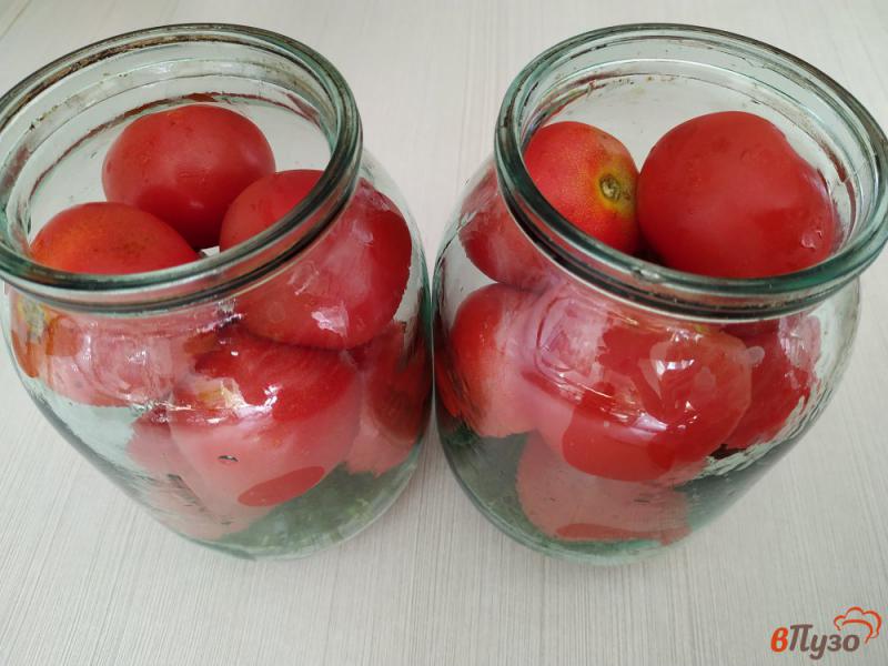 Фото приготовление рецепта: Консервированные помидоры с аспирином шаг №3