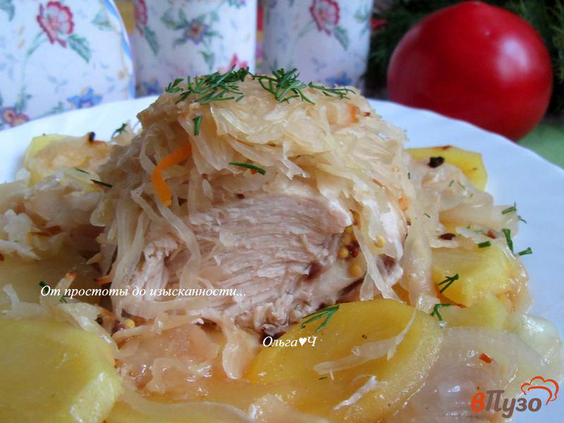 Фото приготовление рецепта: Куриное филе с овощами в пергаменте шаг №8