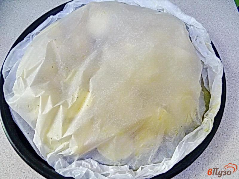 Фото приготовление рецепта: Молодой картофель запеченный в пергаменте шаг №6