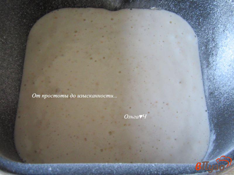 Фото приготовление рецепта: Цельнозерновой хлеб с семенами льна, кунжутом и семечками шаг №4