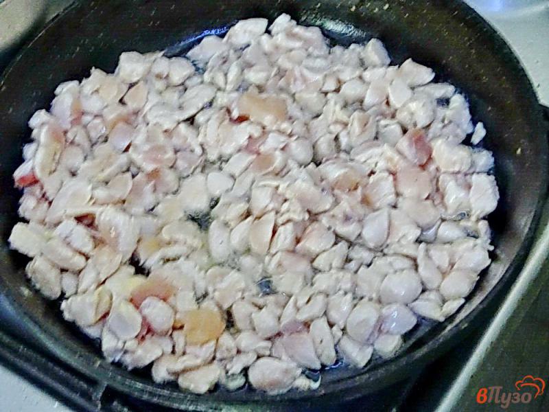 Фото приготовление рецепта: Запеканка из кабачков с куриной грудкой шаг №7