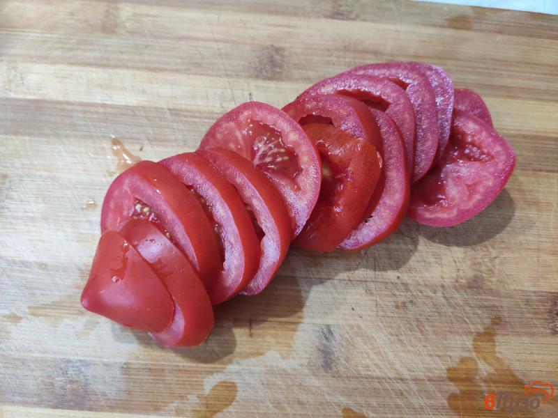Фото приготовление рецепта: Запеканка из кабачков с фаршем и помидорами шаг №5