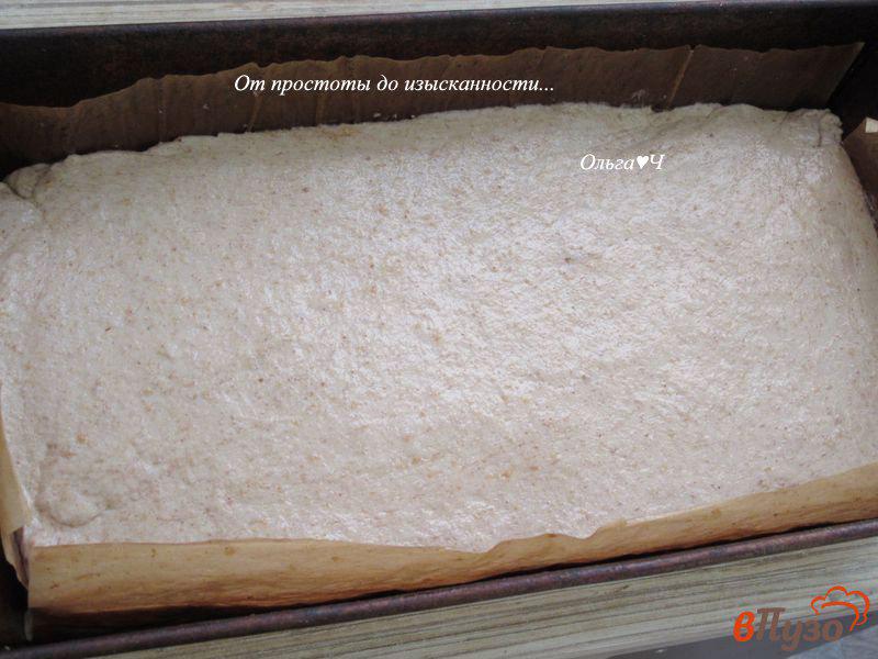 Фото приготовление рецепта: Отрубной льняно-кукурузный хлеб шаг №4