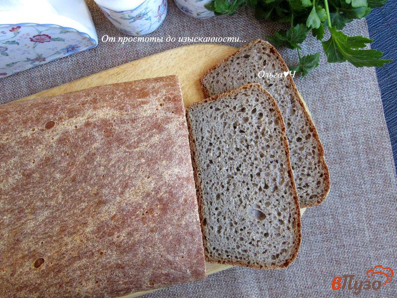 Фото приготовление рецепта: Отрубной льняно-кукурузный хлеб шаг №7