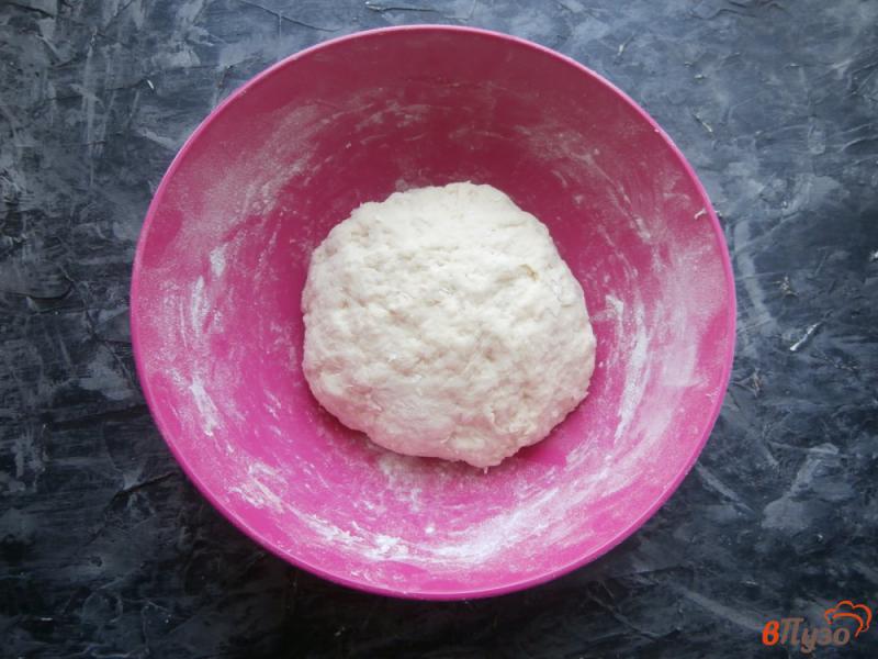 Фото приготовление рецепта: Жареные пирожки с капустой и яйцом на кефире шаг №9