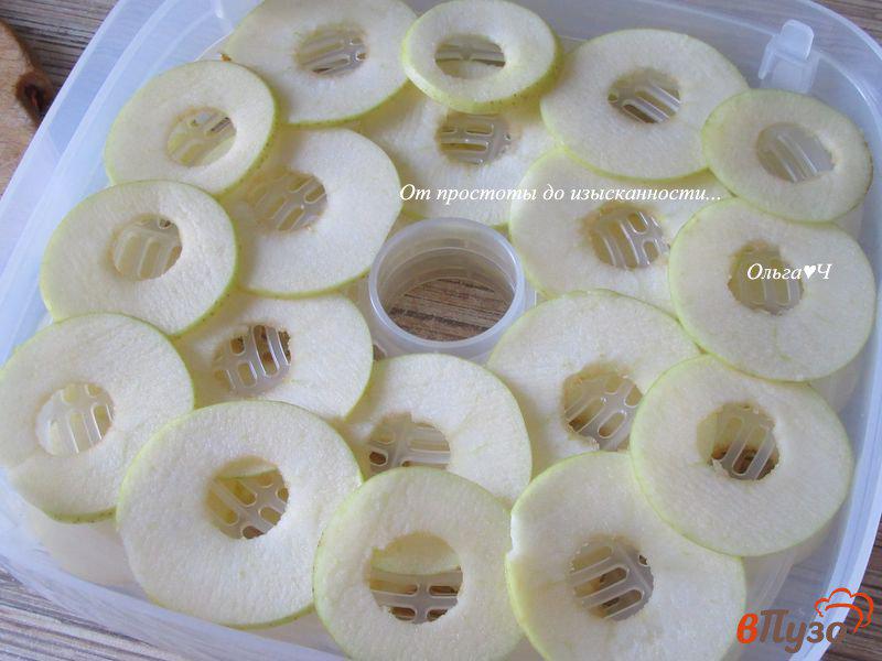 Фото приготовление рецепта: Яблочные чипсы без сахара шаг №2