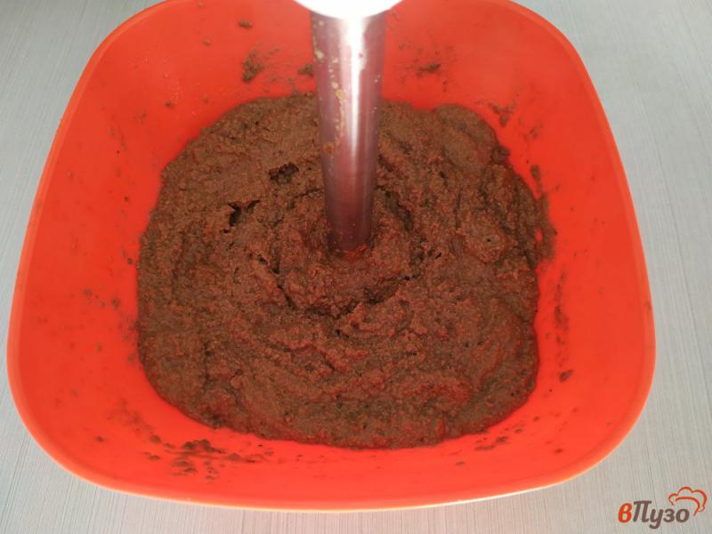 Фото приготовление рецепта: Печёночный паштет с баклажанами шаг №8