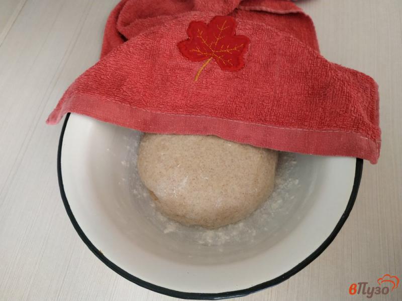 Фото приготовление рецепта: Пшенично-ржаной батон шаг №5