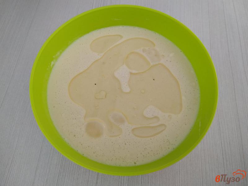 Фото приготовление рецепта: Блинчики на сгущеном молоке шаг №3