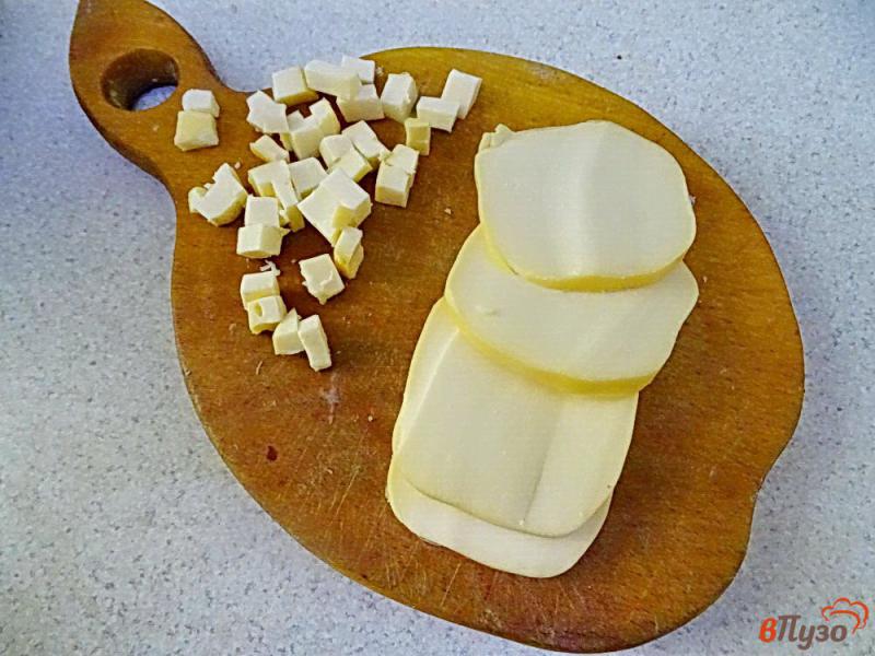 Фото приготовление рецепта: Рулетики из лаваша с картофелем, грибами и сыром шаг №4