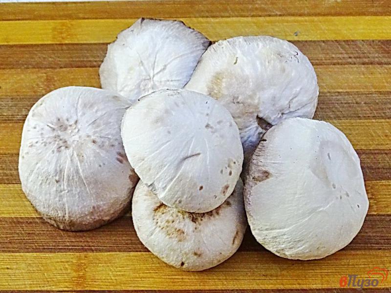 Фото приготовление рецепта: Постный картофельный суп с грибами шаг №4