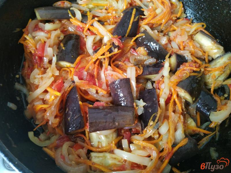 Фото приготовление рецепта: Баклажаны по - корейски шаг №15