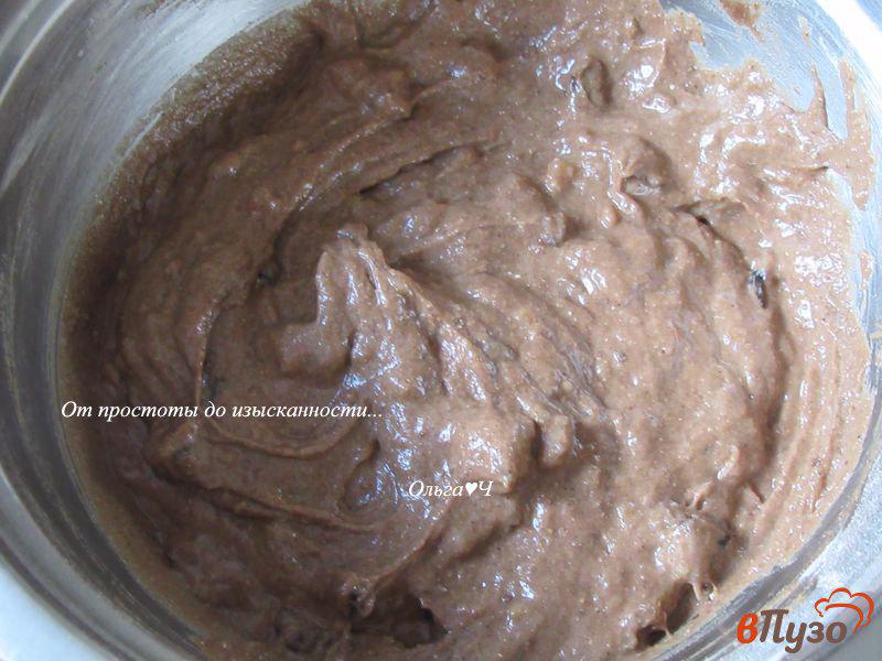 Фото приготовление рецепта: Гречневый кекс с черносливом без сахара шаг №3