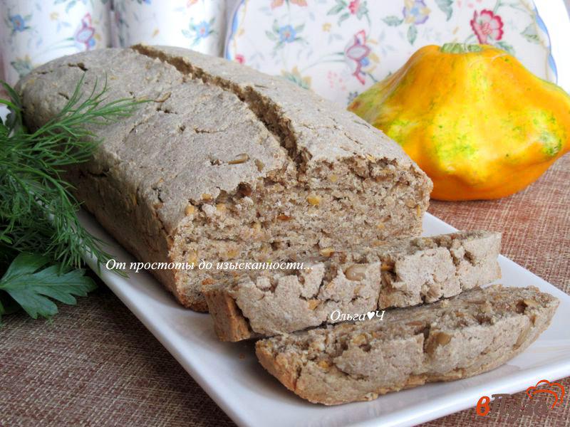 Фото приготовление рецепта: Цельнозерновой хлеб с семечками шаг №7