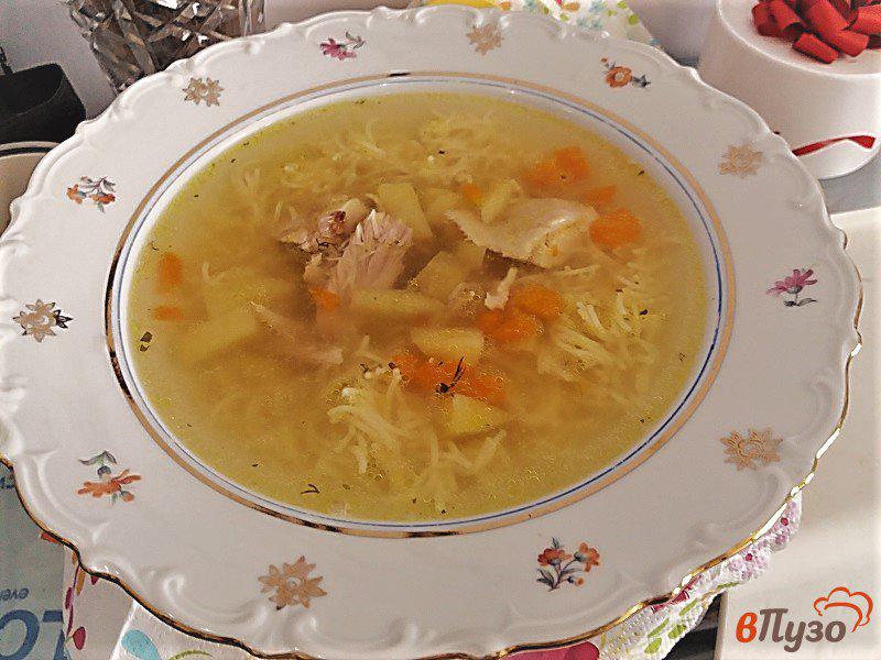 Фото приготовление рецепта: Куриный суп шаг №8