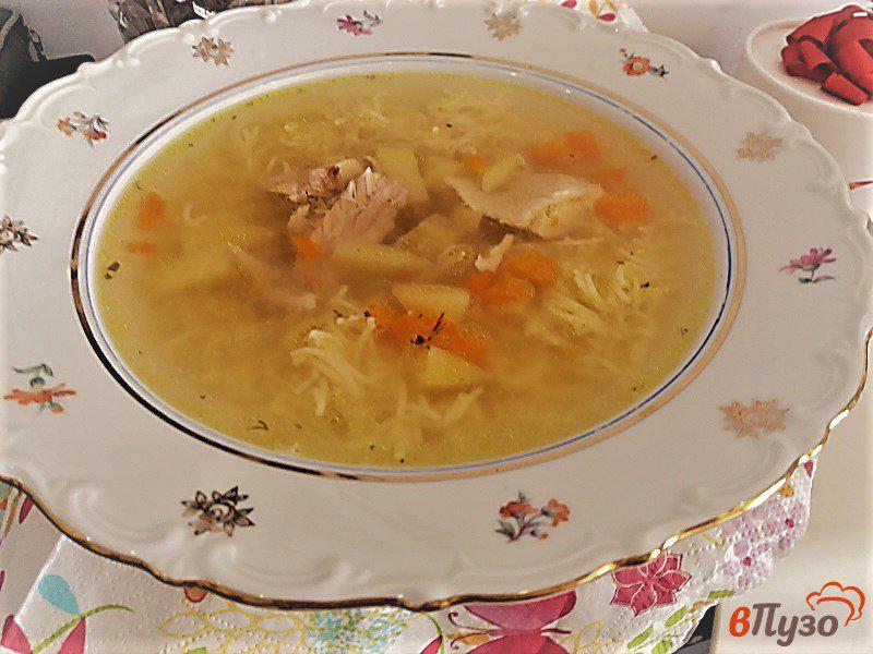 Фото приготовление рецепта: Куриный суп шаг №9