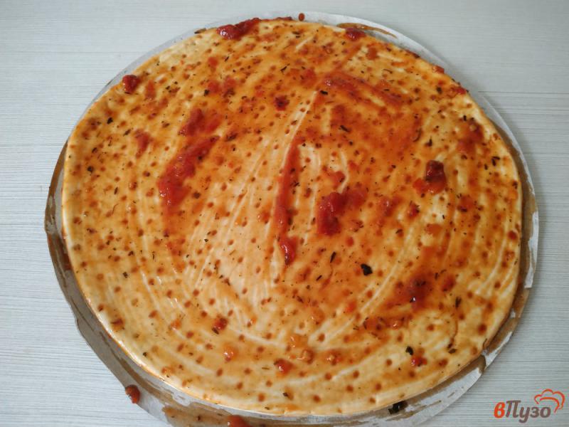 Фото приготовление рецепта: Овощная пицца шаг №4
