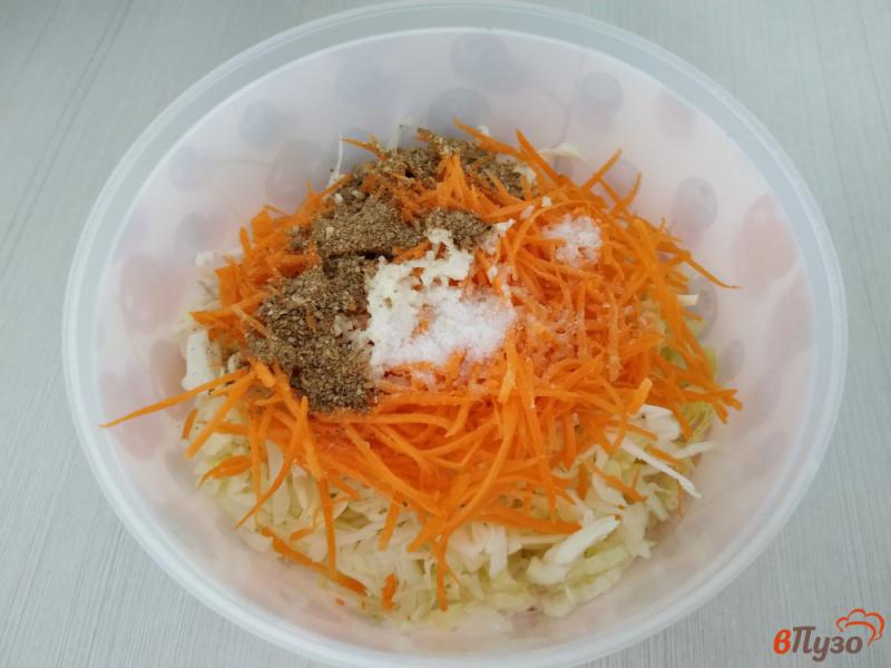 Фото приготовление рецепта: Капуста по- корейски шаг №5