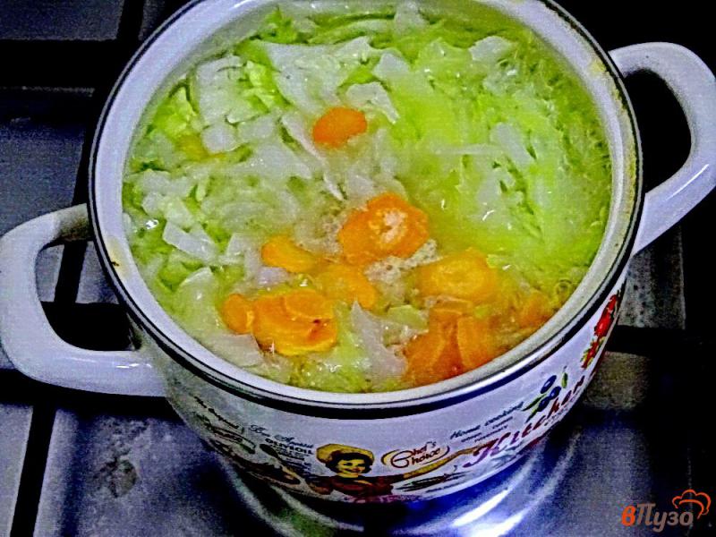 Фото приготовление рецепта: Суп овощной с кускусом шаг №6