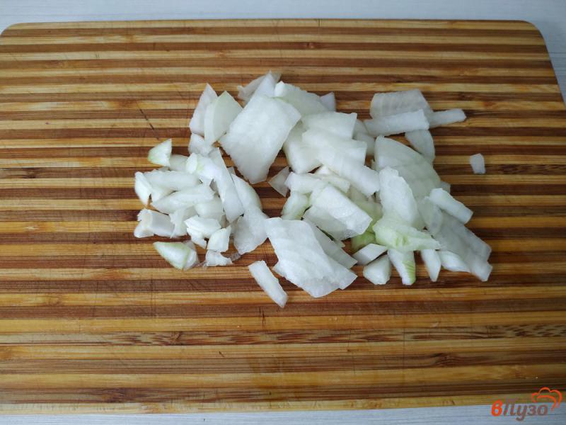 Фото приготовление рецепта: Куриные котлеты рубленые с грибами и плавленым сыром шаг №3