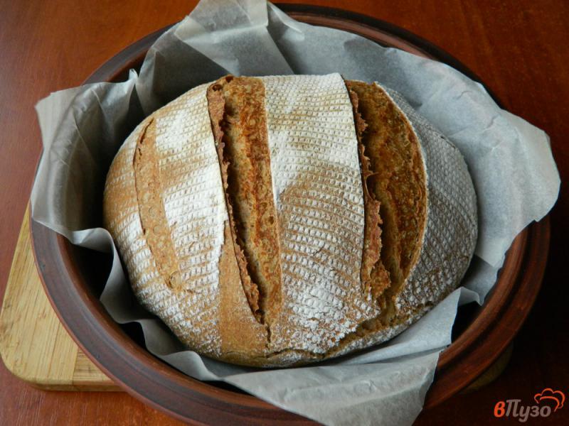 Фото приготовление рецепта: Хлеб на ржаной закваске с солодом шаг №11