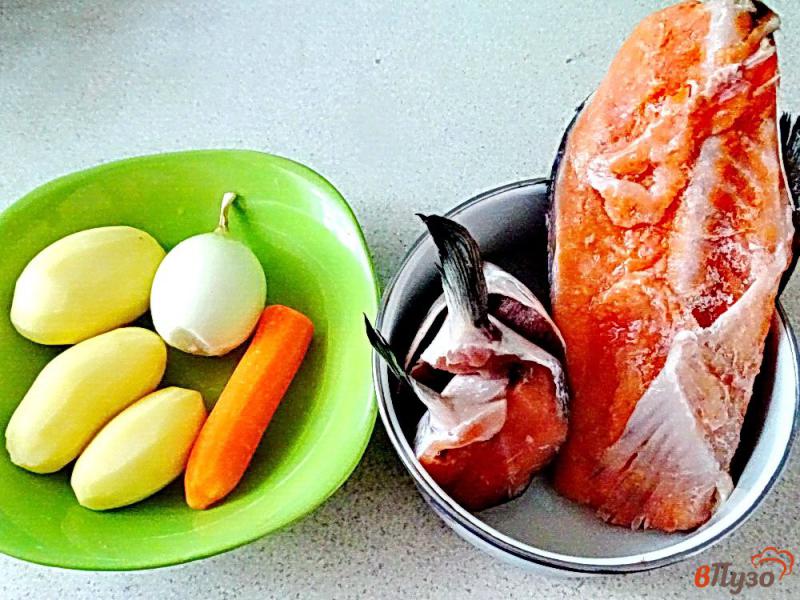 Фото приготовление рецепта: Суп рыбный с пшеном шаг №1