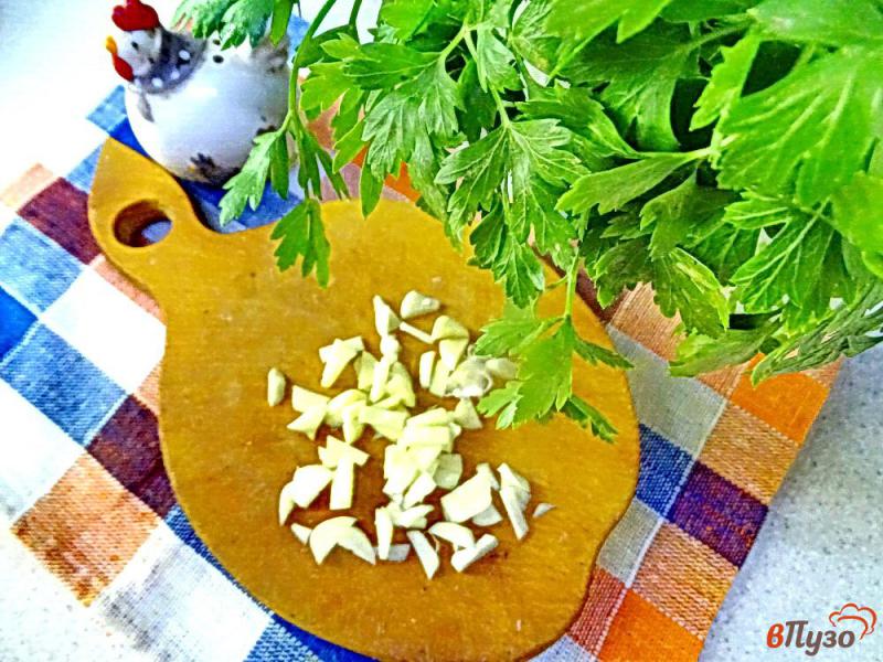 Фото приготовление рецепта: Суп пюре с кабачками грибами и сыром шаг №9