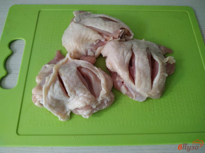 Фото приготовление рецепта: Куриные бедра на пару шаг №1