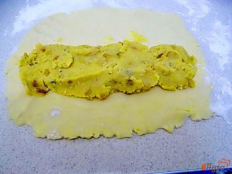 Фото приготовление рецепта: Пироги с горохом шаг №9
