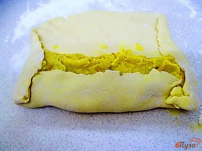 Фото приготовление рецепта: Пироги с горохом шаг №10